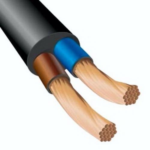 Провод медный гибкий Каблекс Украина в резиновой изоляции КГт 2х1 (29177367)