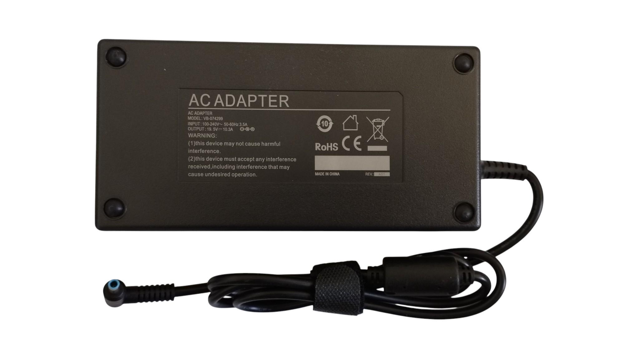 Блок питания для ноутбука HP TPN-DA10 200W 19,5V 10,3A 4,5x3,0 мм (074299)