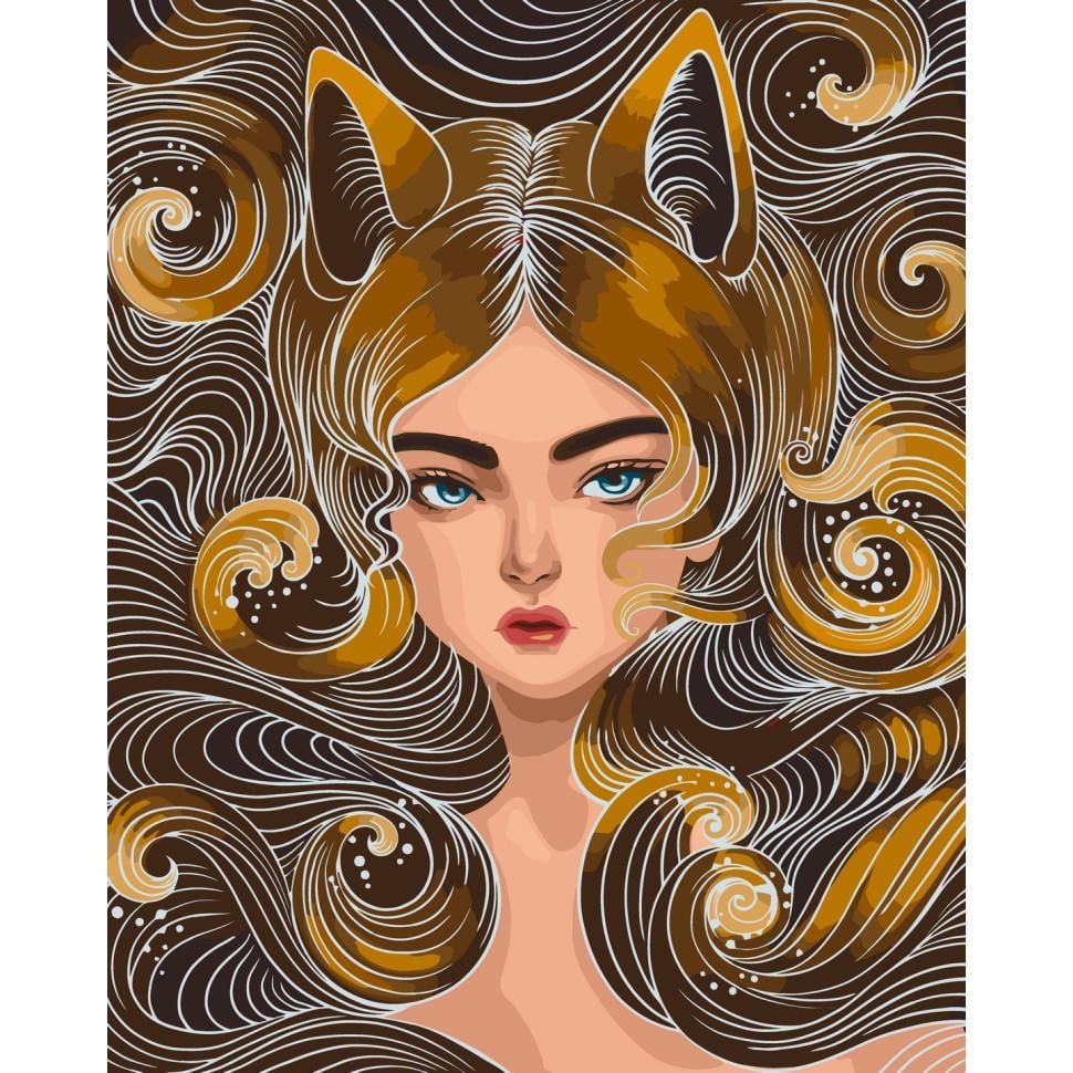 Картина по номерам ART CRAFT Загадочная лисичка 40x50 см Разноцветный (PM-194-K-1039)