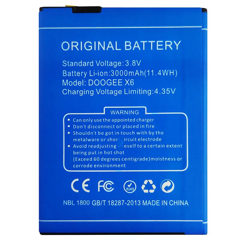 Аккумулятор DooGee X6/X6 Pro 3000 mAh - фото 2