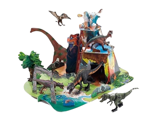 Пазли 3D 99888-12 E 10 6 фігурок динозаврів 36 ел. (149934)