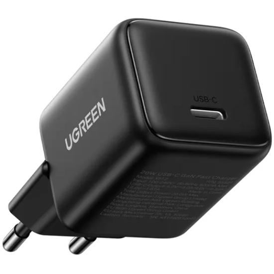 Зарядное устройство для UGREEN X512 GaN Tech 1xType-C 20W 3A PD Black (55553)