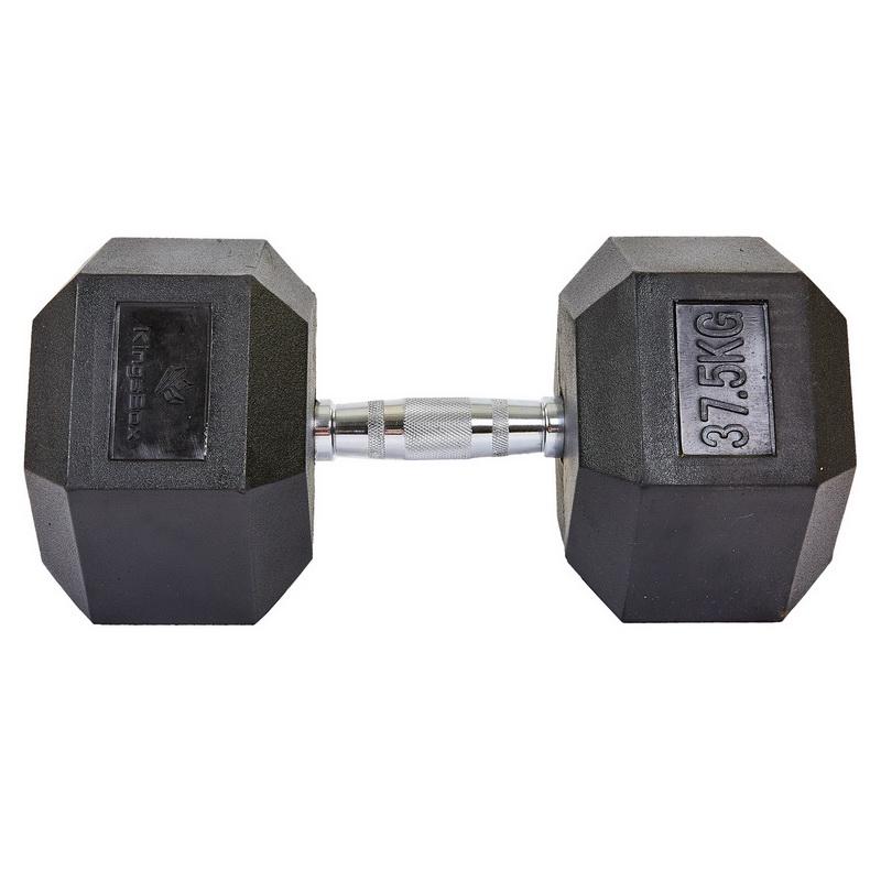 Гантель цільна Zelart SP-Planeta SC-8013-37,5 шестигранна 1 шт. 37,5 кг (DR002808) - фото 3