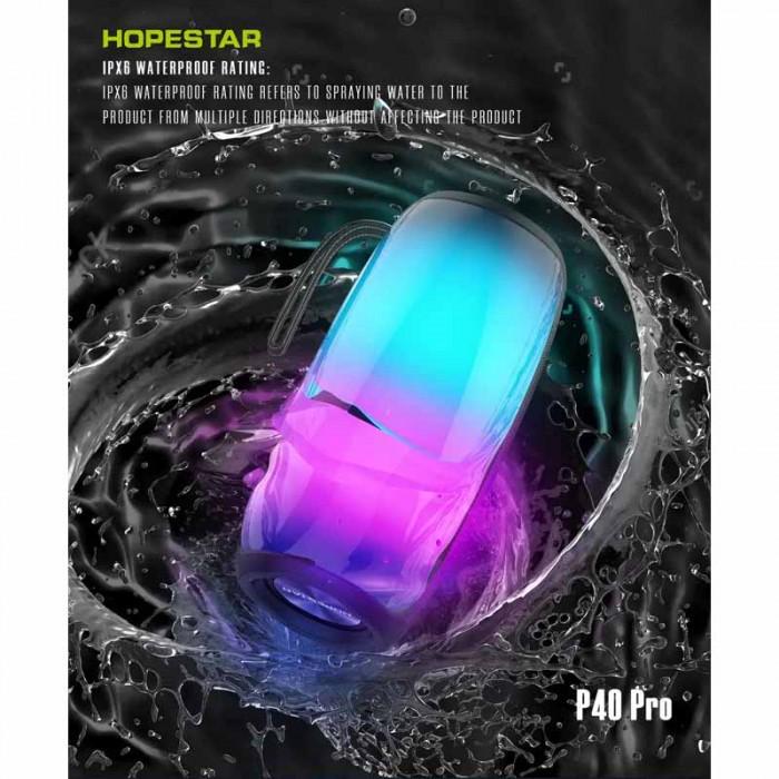 Колонка беспроводная HOPESTAR P40 pro BT5,0 20W TWS USB 6h IPX6 (MG-01717) - фото 7