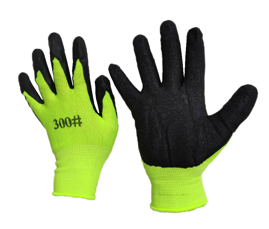 Перчатки рабочие латексные рифленые Lemon 12 шт. (3047)