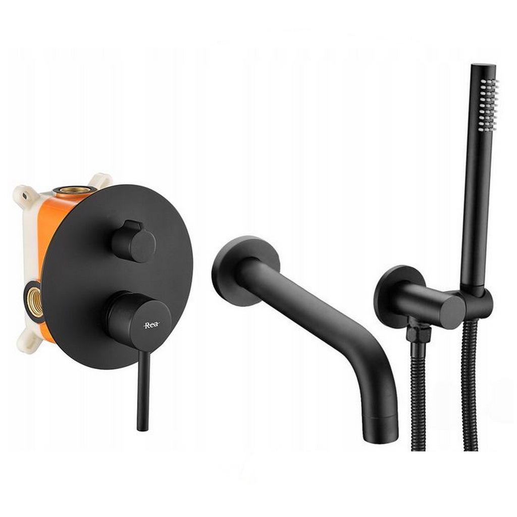 Смеситель скрытого монтажа REA P6300 LUNGO reac-00000000575 с переключателем Черный (165139)