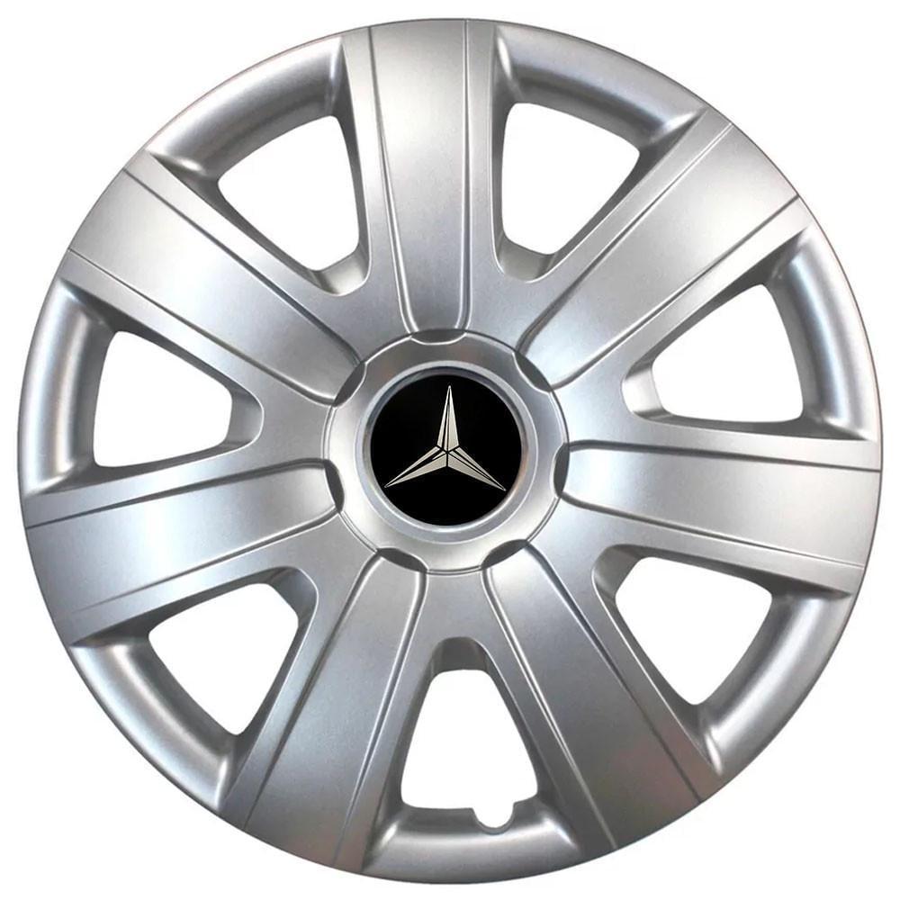 Колпаки SJS R16 с логотипом Mercedes-Benz 415 4 шт. Серебристый (2654562453)