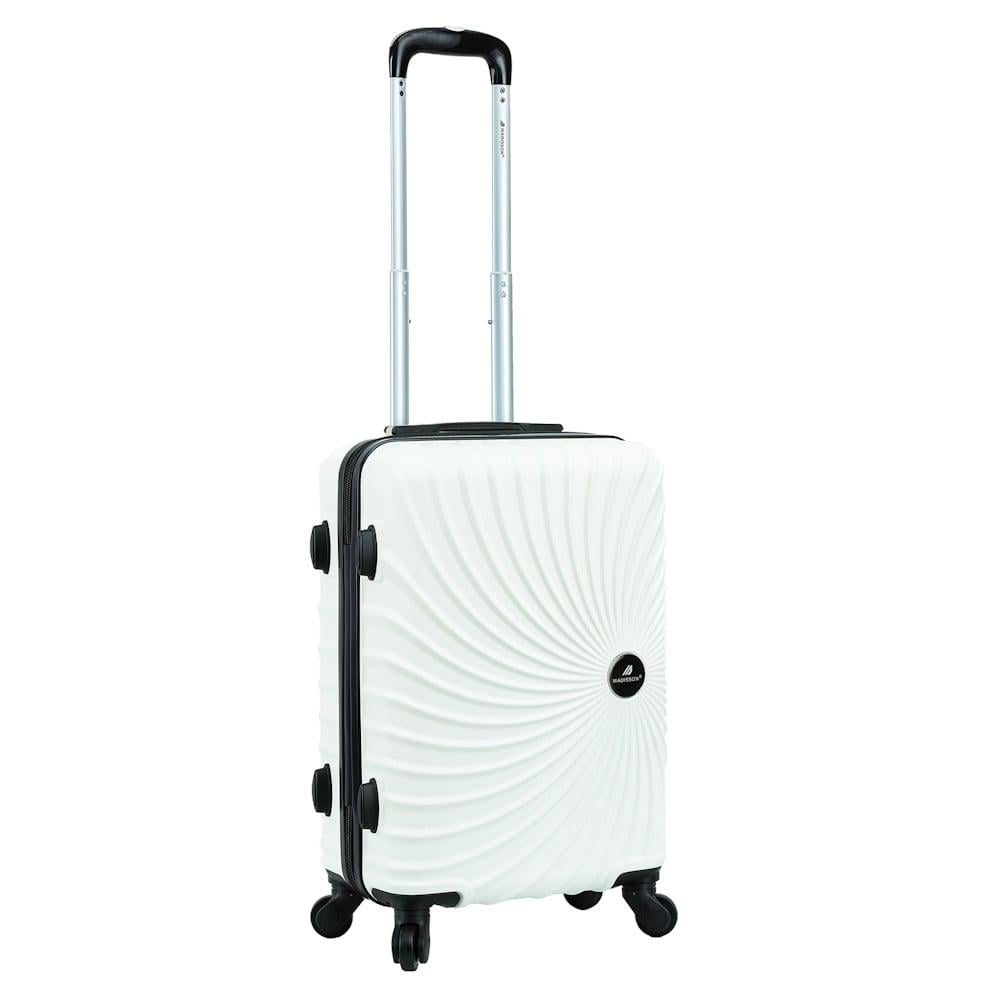 Чемодан малый для ручной клади Мadisson Snowball 44603 поликарбонат S Белый