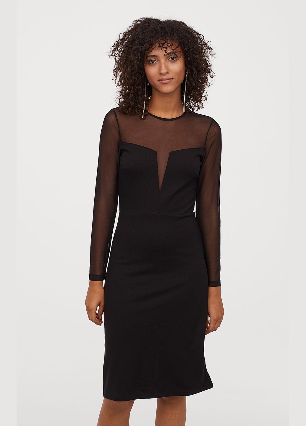 Платье H&M XS Черный (810820b45)