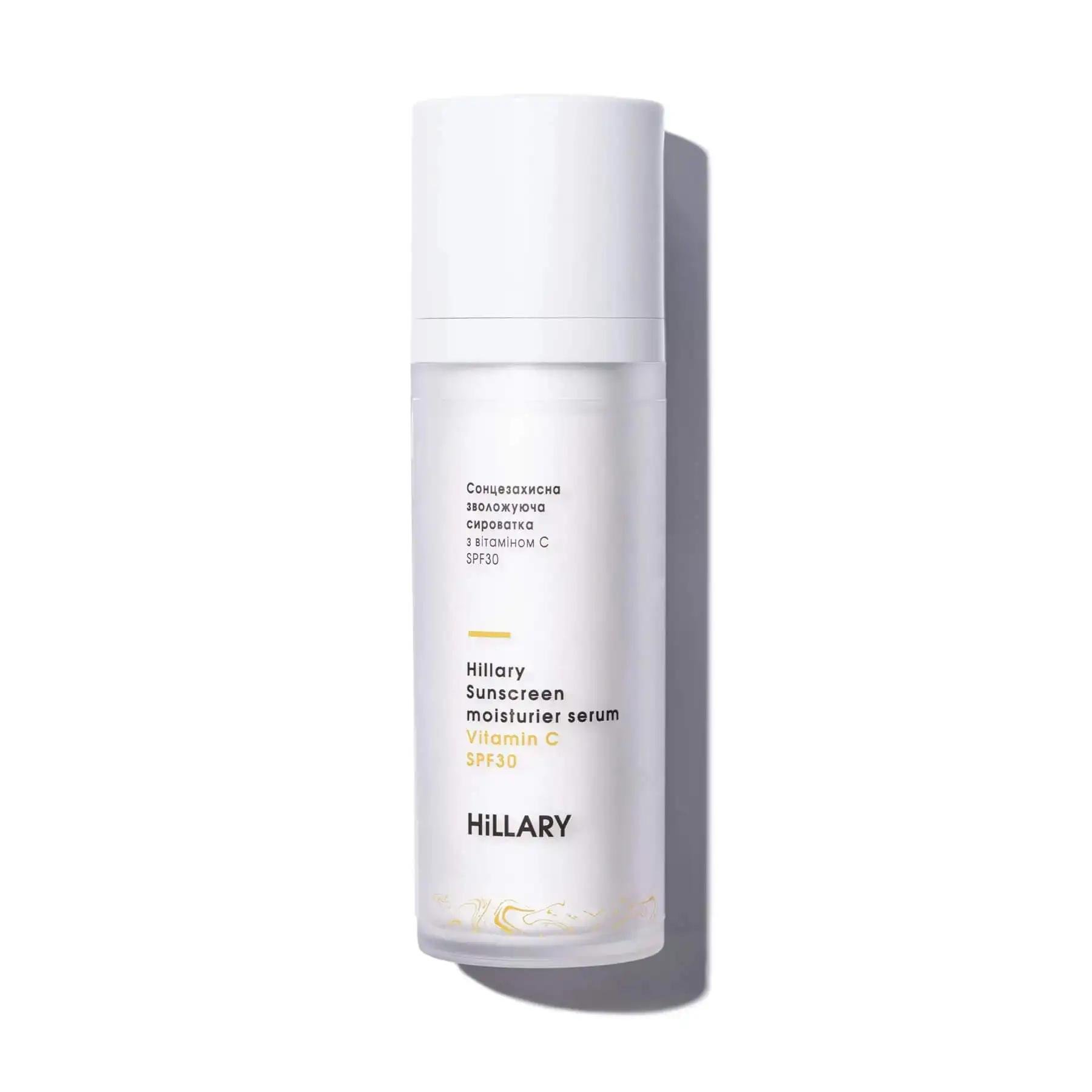 Сыворотка для лица солнцезащитная Hillary Sunscreen moisturier serum Vitamin C SPF30 увлажняющая с витамином С 30 мл (416_1070)