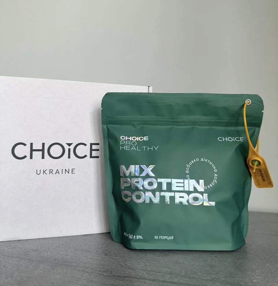 Протеїновий коктейль для схуднення Mix Protein Control низькокалорійний поживний 405 г (18092940) - фото 4