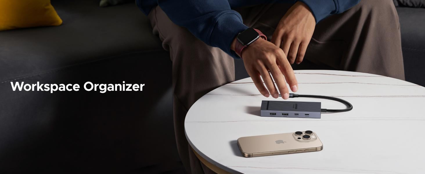 Концентратор UGREEN 8в1 Revodok Pro с HDMI 4K при 60 Гц/10 Гбит/с SD/TF со скоростью 170 МБ/с 100 Вт Grey (75027) - фото 5 Концентратор UGREEN 8в1 Revodok Pro с HDMI 4K при 60 Гц/10 Гбит/с SD/TF со скоростью 170 МБ/с 100 Вт Grey (75027) - фото 5