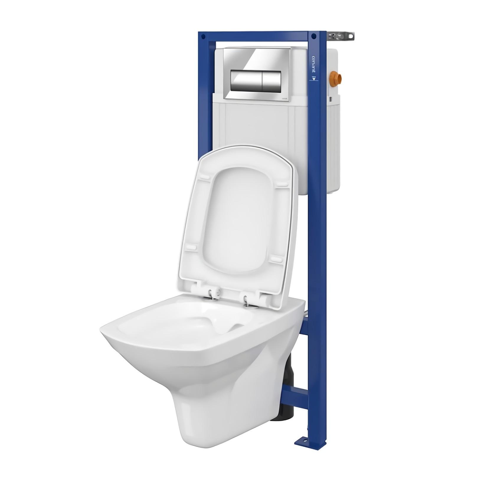 Система Cersanit AQUA 02 MECH подвесной унитаз CARINA CLEAN ON (000019802)