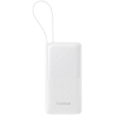 Повербанк BASEUS Bipow 2 20000 mAh 20W with USB-C cable White (P10077101213-01)