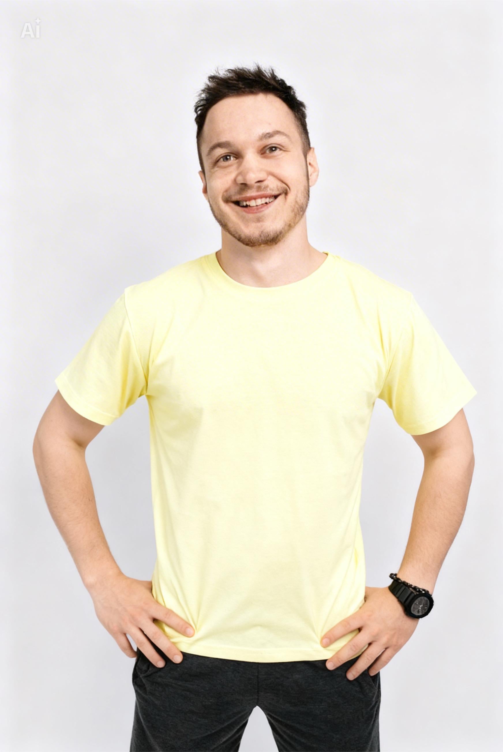 Футболка універсальна 2Xl Лимонний (34054426)