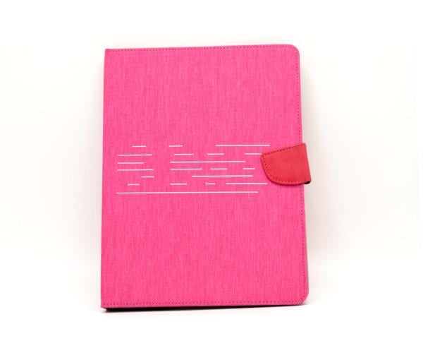 Чехол-книжка универсальный Jeans 360 на планшет 9" Малиновый - фото 1