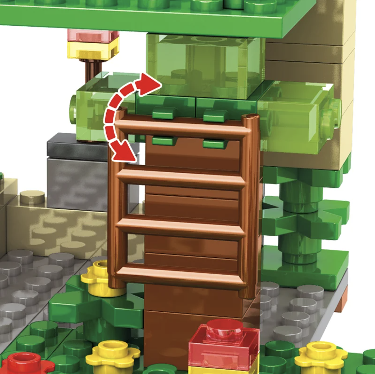 Конструктор My World Скеля біля водоспаду 310 деталей (SJ81005) - фото 9 Конструктор My World Скеля біля водоспаду 310 деталей (SJ81005) - фото 9