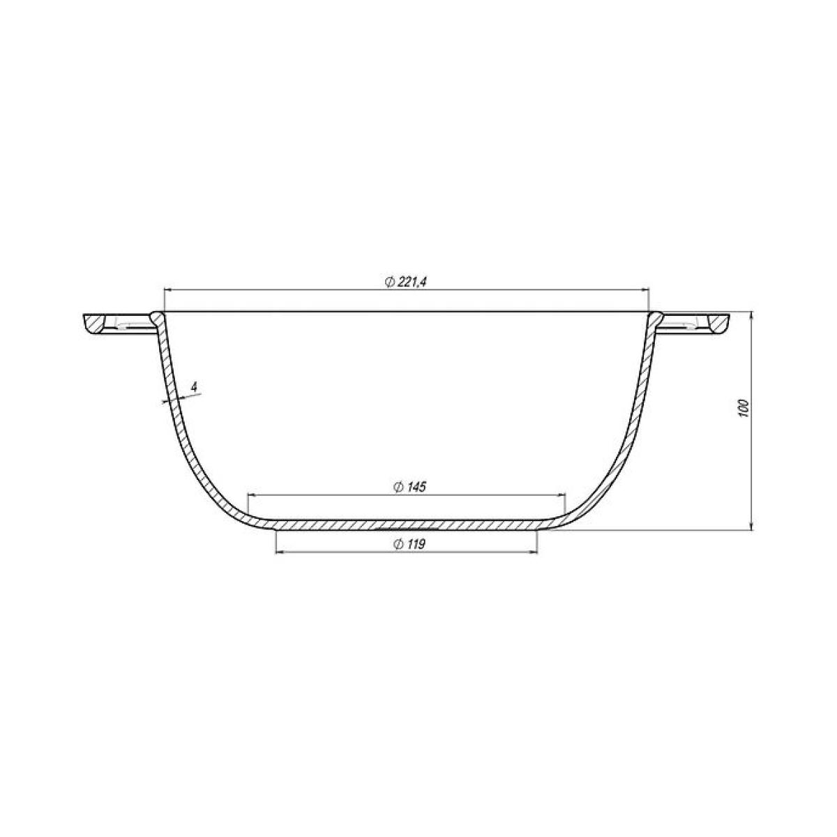 Казанок чавунний Maysternya з алюмінієвою кришкою 3 л (Т402С2) - фото 3 Казанок чавунний Maysternya з алюмінієвою кришкою 3 л (Т402С2) - фото 3