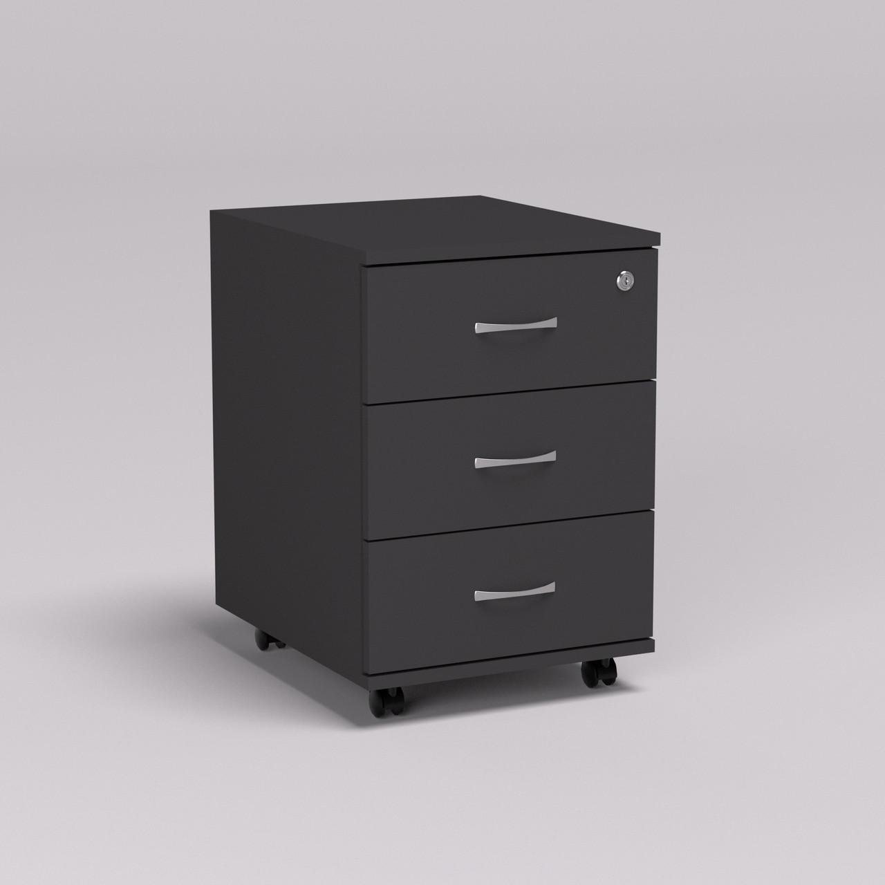 Тумба офисная Континент ТМ 2 40х48х59 см Антрацит