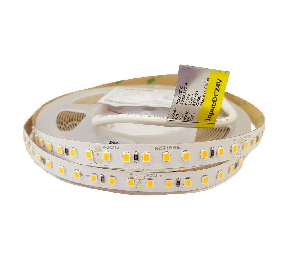 Светодиодная лента 2835-128-IP20-WW-10-24 RD00C8TC-A 2700K CRI80 (16953) Светодиодная лента 2835-128-IP20-WW-10-24 RD00C8TC-A 2700K CRI80 (16953)