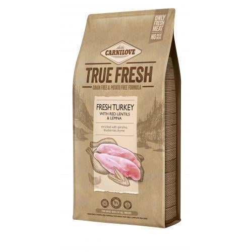 Корм сухой Carnilove True Fresh для взрослых собак всех пород с индейкой 11,4 кг