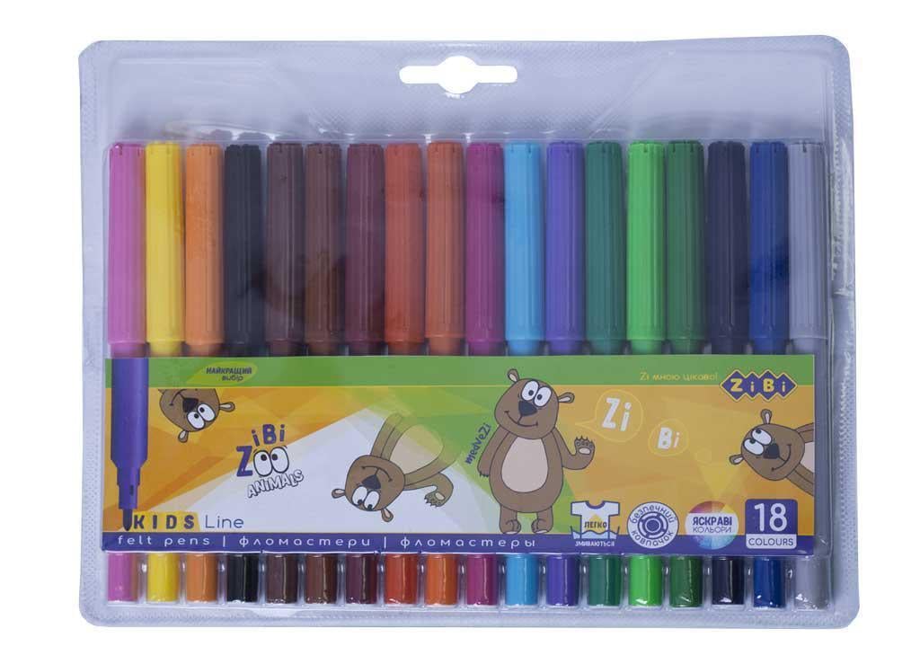 Фломастери 18 кольорів (MTT-92445)