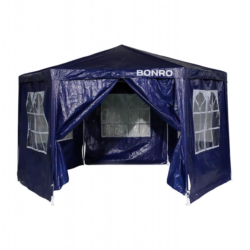 Садовий павільйон Bonro B-9007 6 стінок Синій (4240099412)