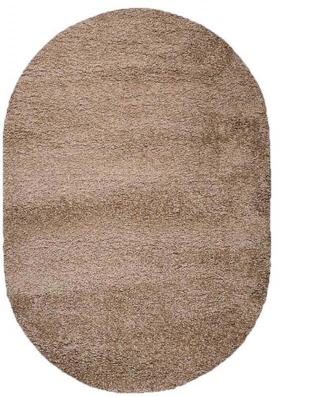 Килим з високим ворсом Himalaya 8206A овал 150x300 см Beige (29021530)