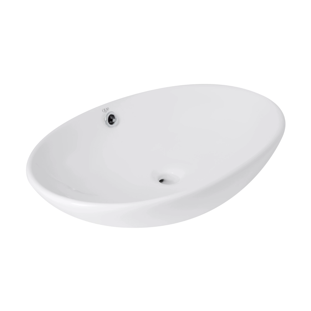 Раковина накладная Qtap Dove 635x420x150 мм овальная White (46782)