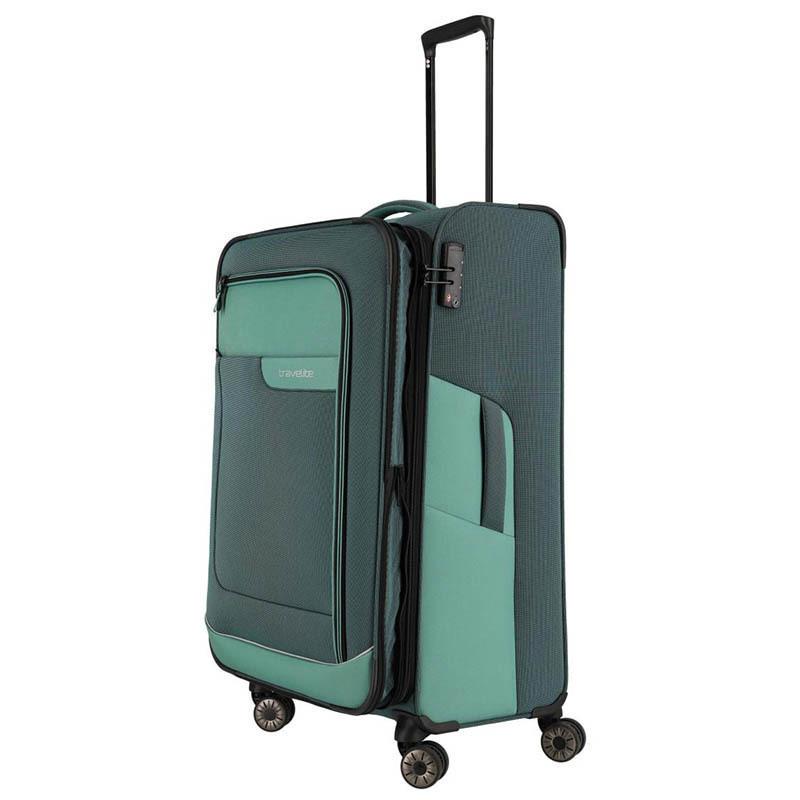 Валіза на 4 колесах Travelite Viia L 91/103 л Green (TL092849-80) - фото 7