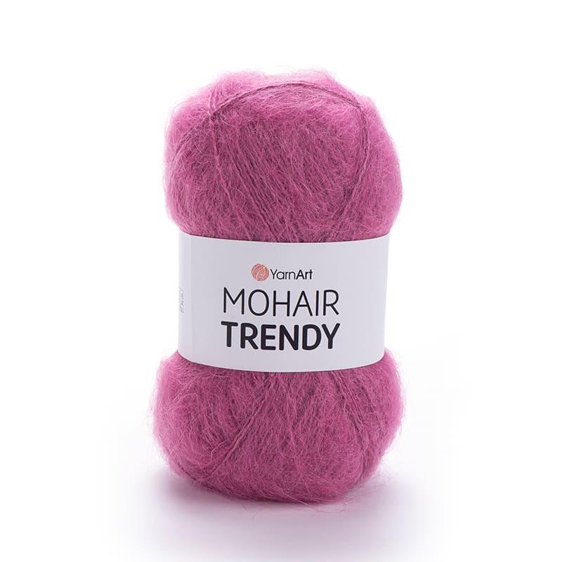 Пряжа YarnArt Mohair Trendy 144 Розовый
