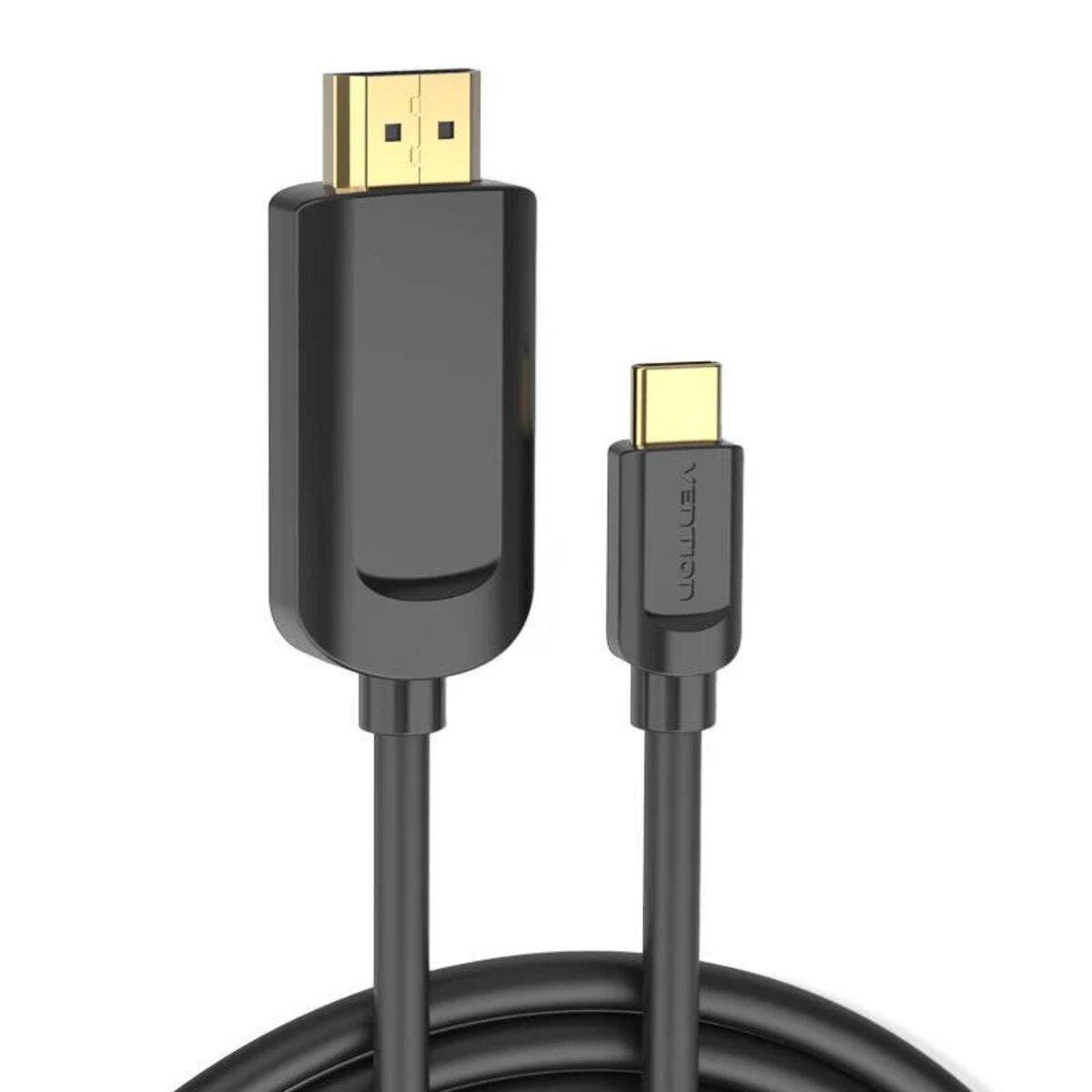 Кабель Vention Type-C to HDMI 4K 30Hz Cable 1 м Black (CGUBF)
