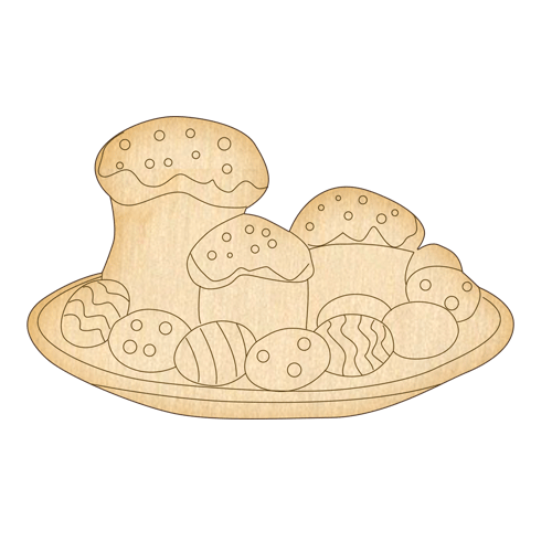 Заготовка з фанери №223 Пасхальні частування (6177)