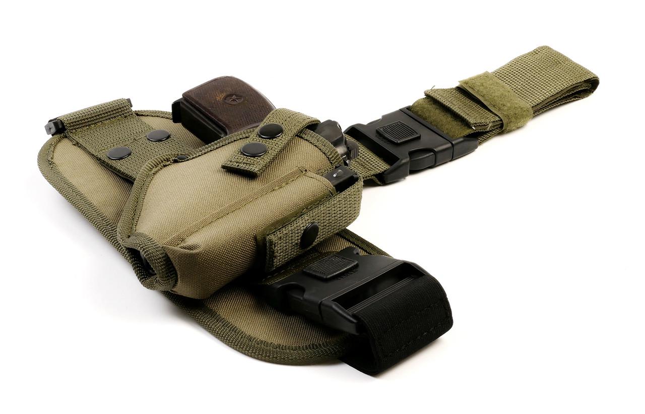 Кобура набедренная Beneks ПМ Олива (1842772053) - фото 2 Кобура набедренная Beneks ПМ Олива (1842772053) - фото 2