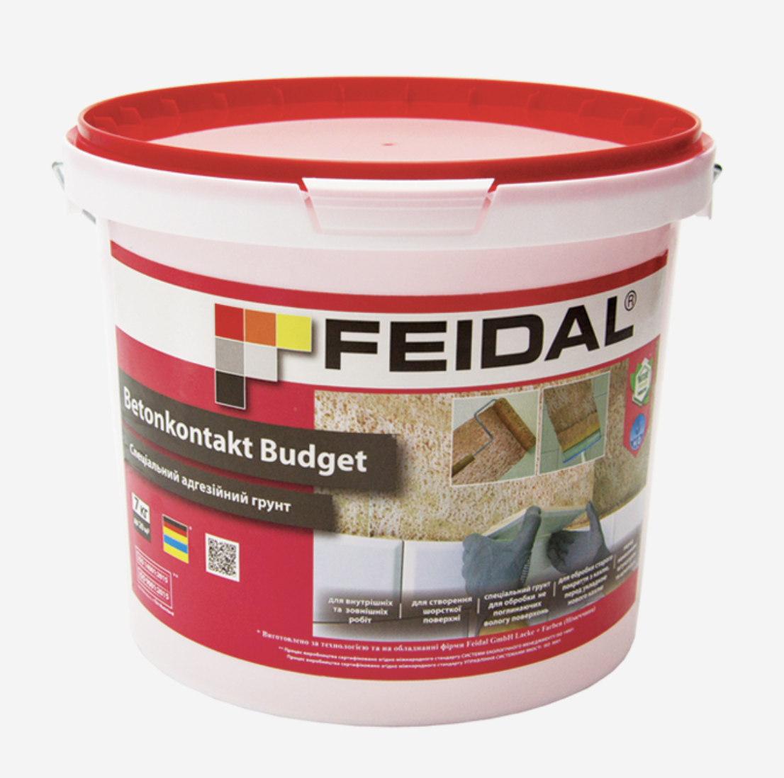 Грунт адгезійний Betonkontakt Budget Feidal 7 кг (27581919)