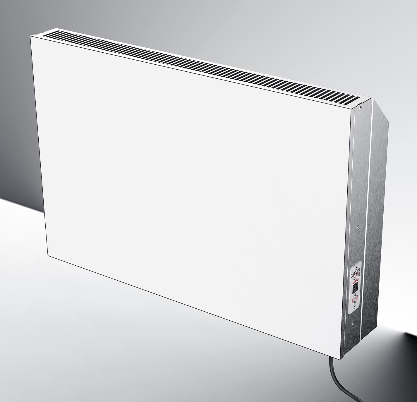 Обігрівач керамічний конвекційний Smart Install Model S 55 NFC з терморегулятором нержавіюча сталь 11 м2 Білий (MODEL S 55)