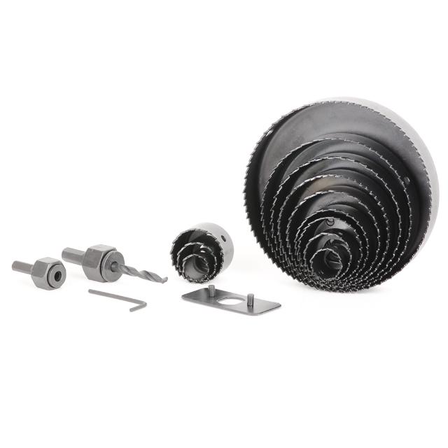 Набір корончатих свердел по деревині 16 шт. 19-127 мм 19/22/29/32/38/44/54/64/76/89/102/127 мм - фото 9 Набір корончатих свердел по деревині 16 шт. 19-127 мм 19/22/29/32/38/44/54/64/76/89/102/127 мм - фото 9