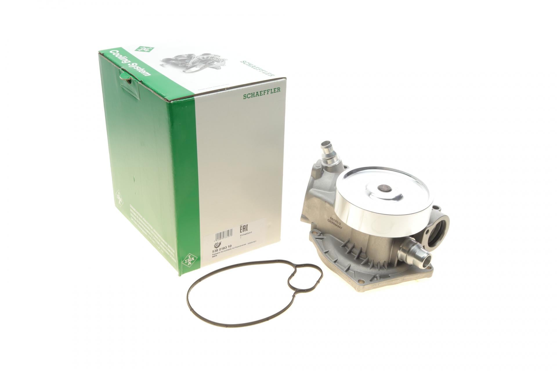 Водяная помпа INA BMW 5 F10/7 F01/F02/F03/F04/X5 E70/X6 E72/E72 07-. N63 B44 A/N63 B44 B (538 0193 10)