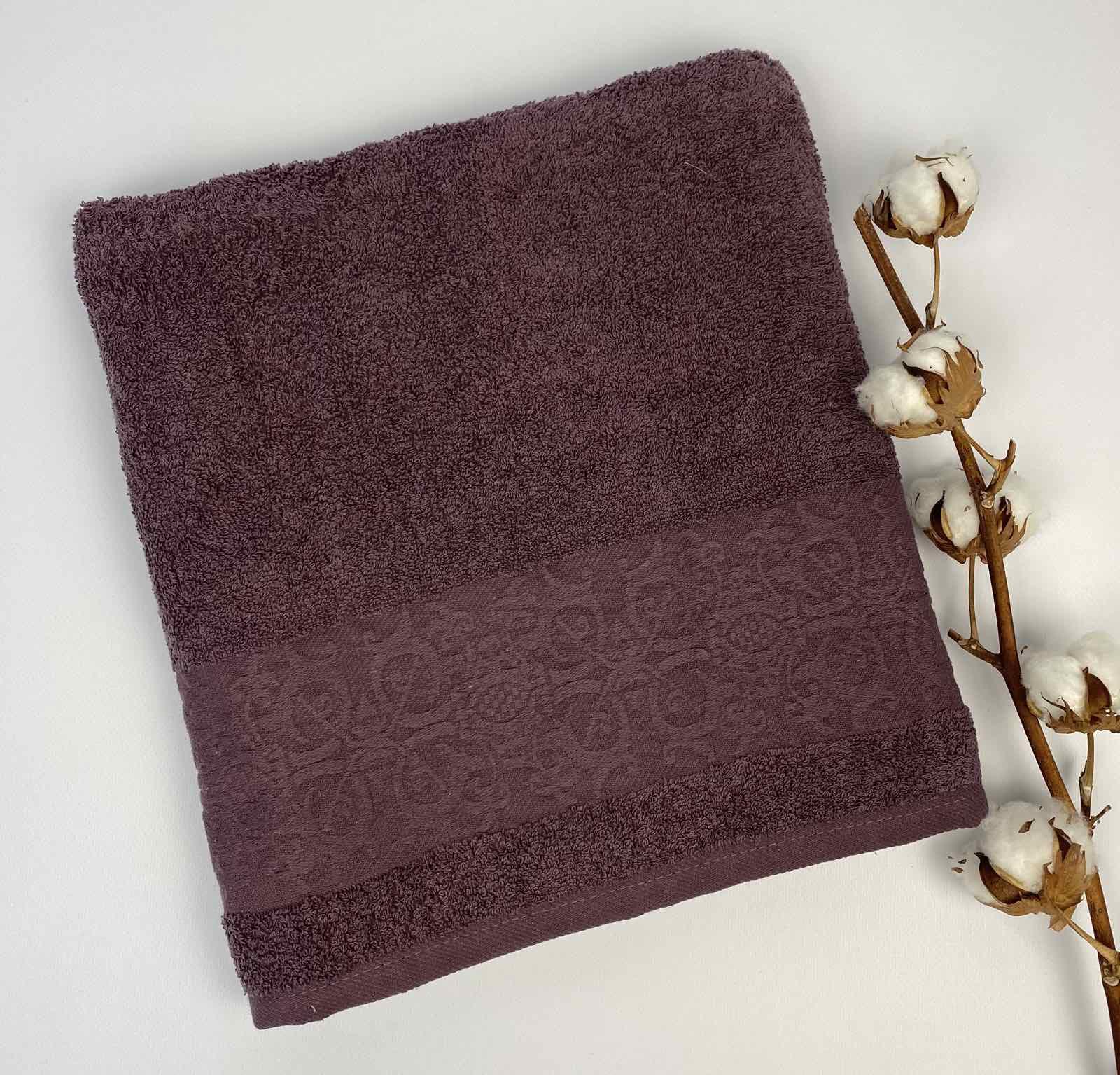 Рушник Cottonize 70x140 см cod 124 Коричневий (CN16350)