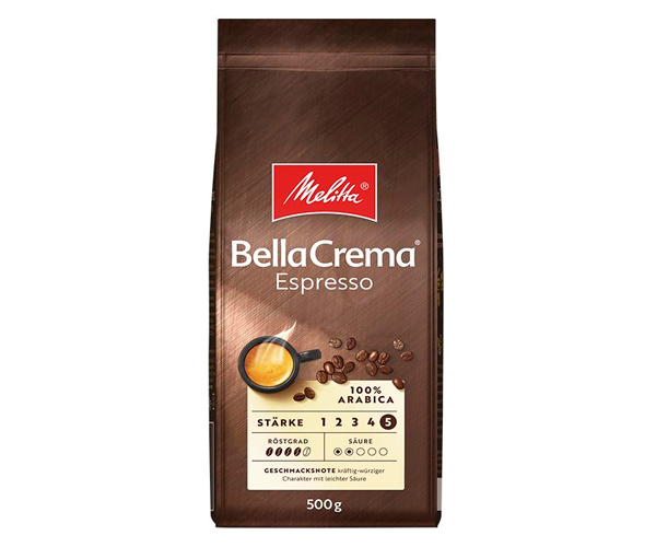 Кава в зернах арабика Melitta Espresso Bella CREMA 500 г