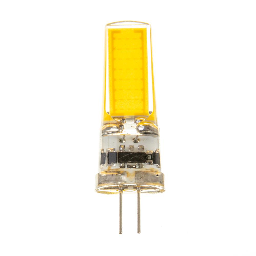 Лампа LED SIVIO G4 нейтральная силикон 12 V 5 W 4500К Белый (cob2508)