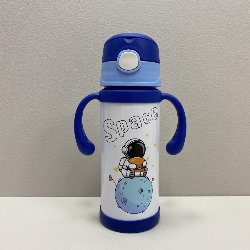 Термос-поїлка дитячий Stenson MT-3451 Space з ручками 350 мл Синій з білим (2087471360) - фото 3