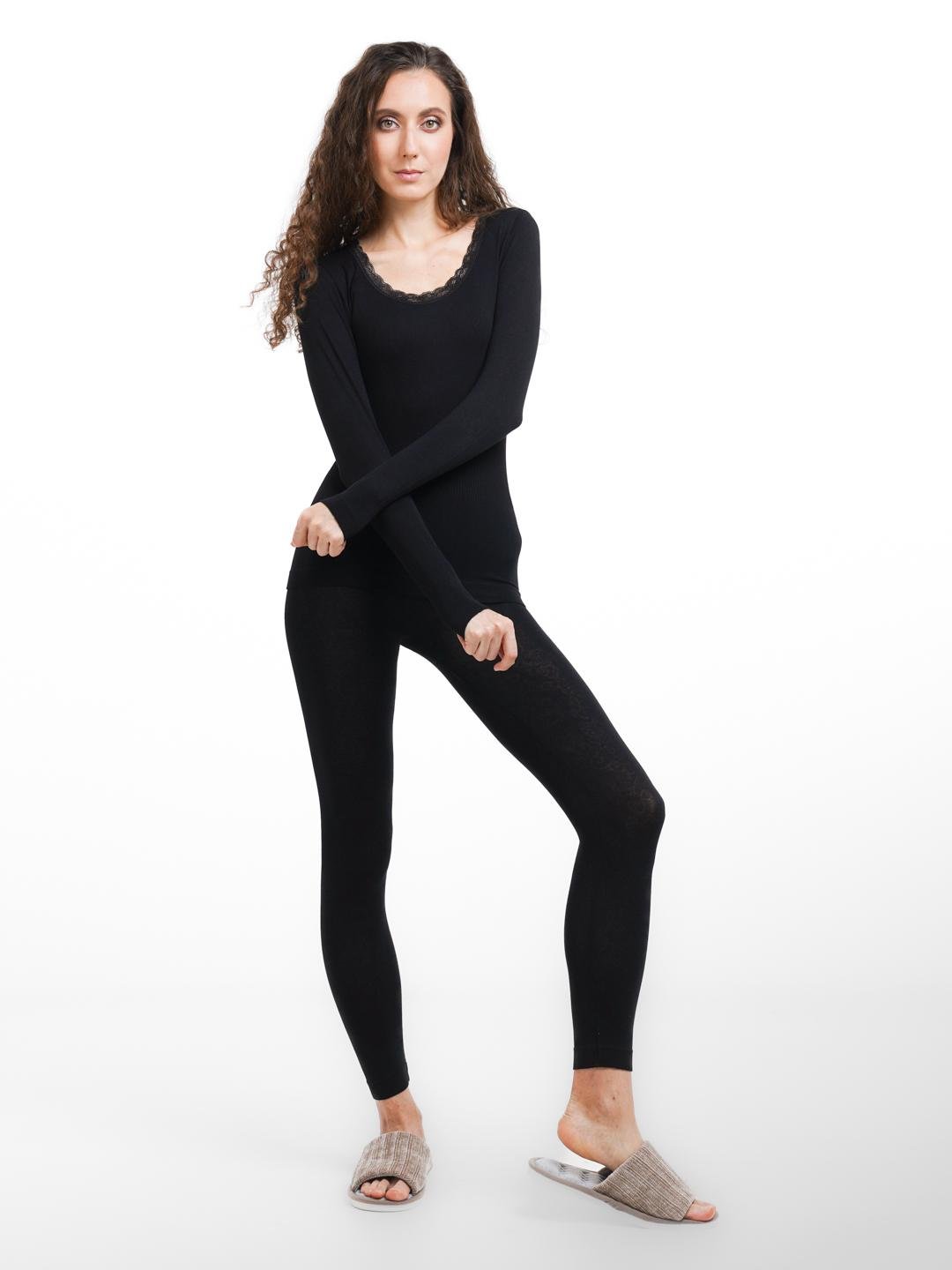 Жіноча термобілизна зі стягуючим ефектом HeatSoft р. 42–48 Чорний (2769) - фото 2 Жіноча термобілизна зі стягуючим ефектом HeatSoft р. 42–48 Чорний (2769) - фото 2