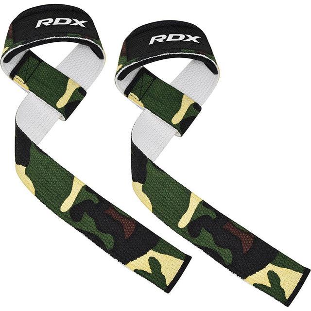 Лямки для тяги RDX W1 Gym Single Strap Plus Camo Green (WAN-W1CGN+) - фото 2