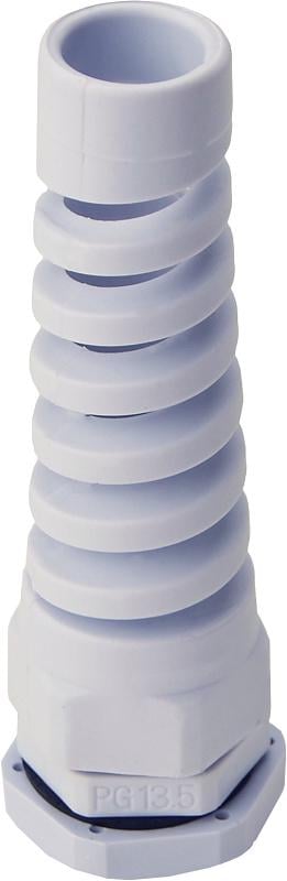 Ввод кабельный гибкий АСКО PGS13,5 IP68 полиамид для отверстий 20,3 мм кабель max Ø12 мм для шкафов Белый (A0150050049)