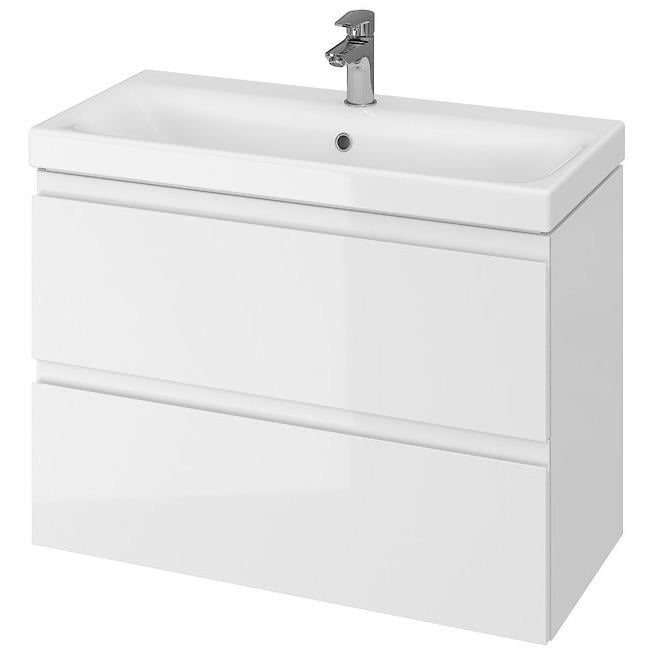 Тумба с умывальником подвесная Cersanit Moduo Set B06 SZFZ1003816661 80x62x38 см Белый (96604)