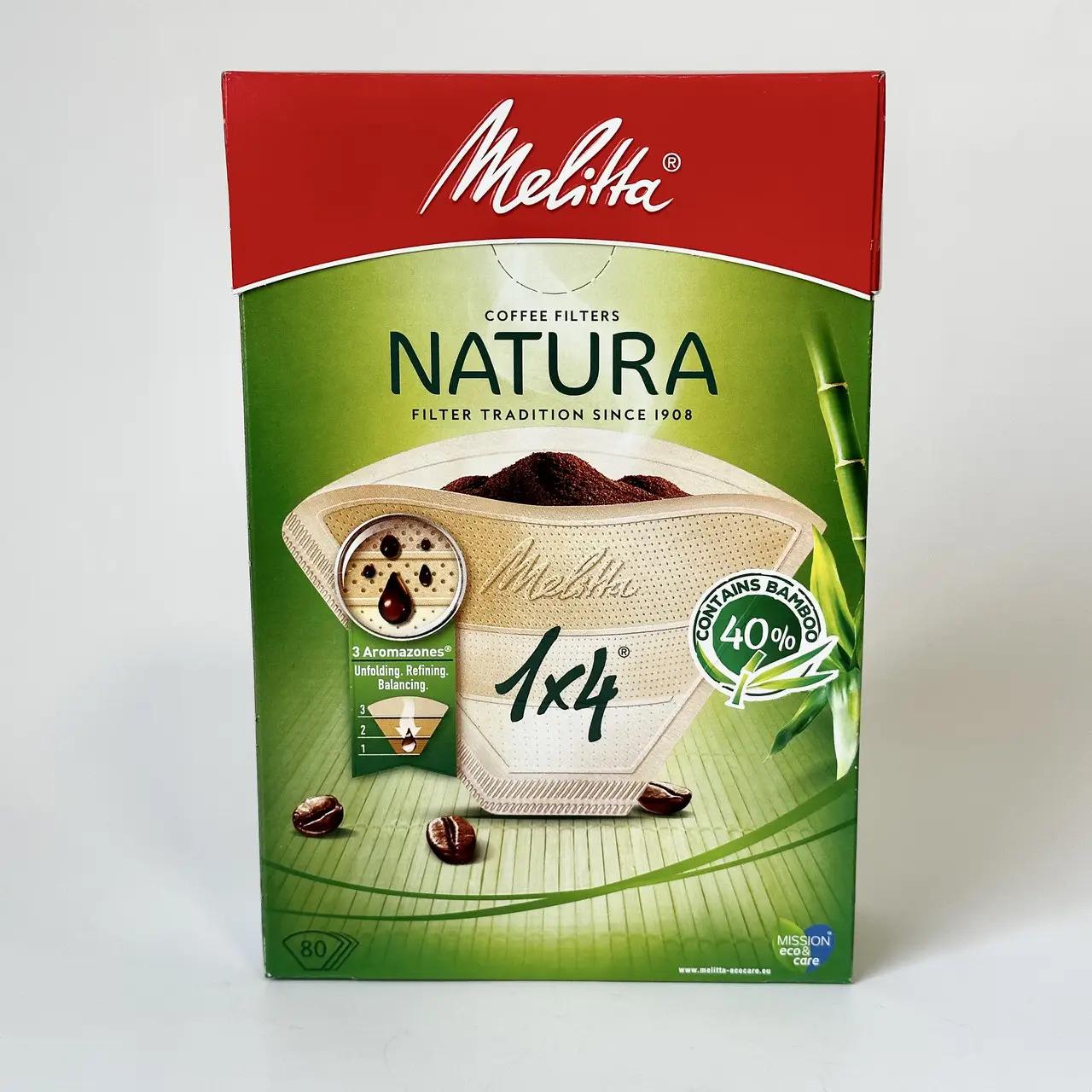 Фильтры бумажные Melitta 1X4/80 Natura (4006508191154)