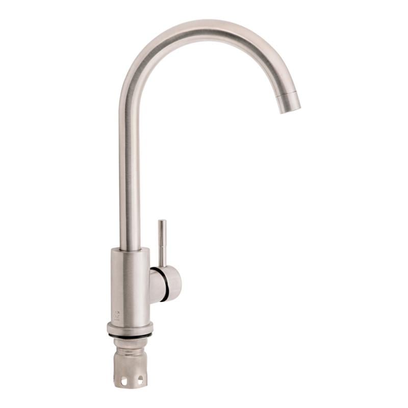 Смеситель для кухни Lidz Aria 015F LDARI015FNKS21689 K35 Nickel (36974655)