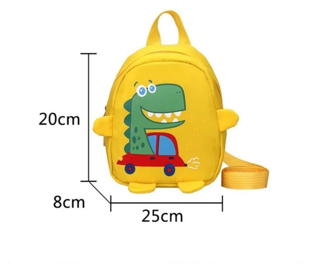 Рюкзак дитячий з принтом динозавра 20х15х12 см Чорний - фото 3 Рюкзак дитячий з принтом динозавра 20х15х12 см Чорний - фото 3