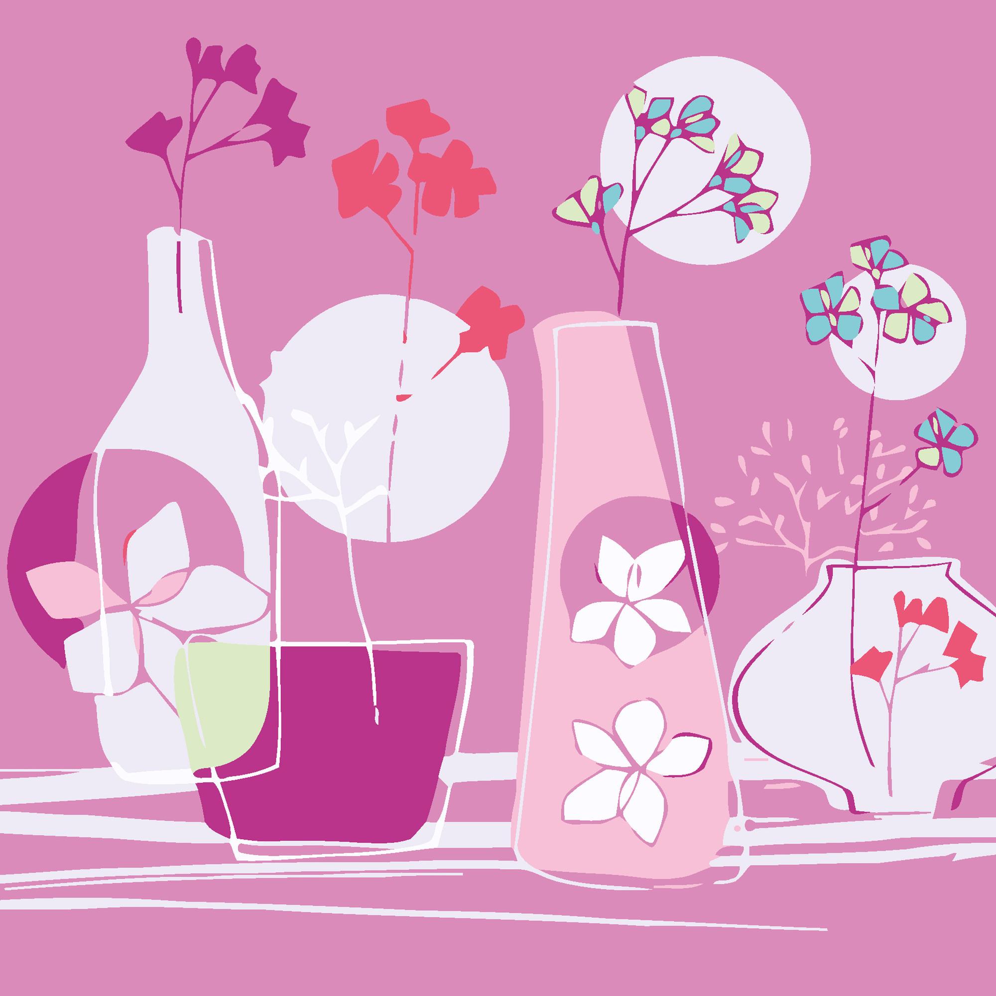 Картина за номерами Strateg Квіткова колекція 20x20 см (Str-HH7044)